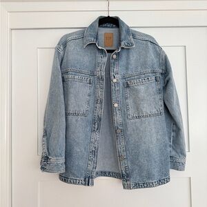 GAP Denim Oversized Shirt Jacket